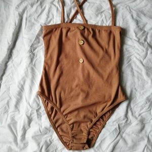 Camel body suit